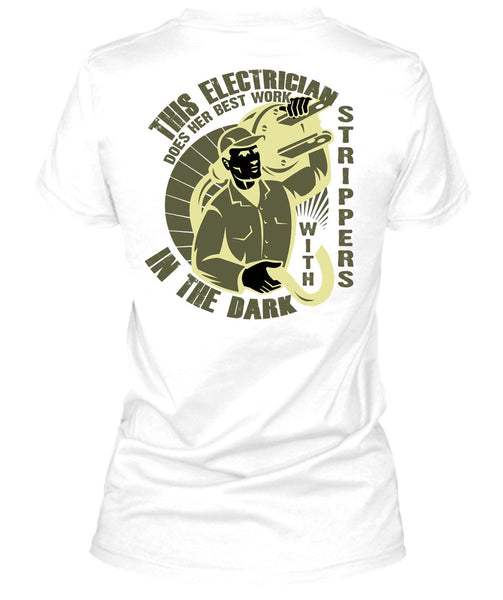 This Is Electrician T Shirt, In The Dark T Shirt