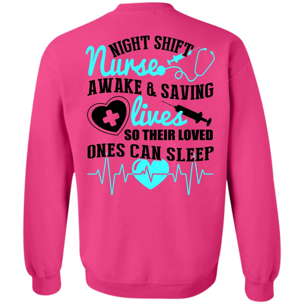 I Love Nursing T Shirt, Night Shift Nurse Sweatshirt