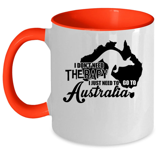 I Love Traveling Coffee Mug, I Just Need To Go To Australia Accent Mug