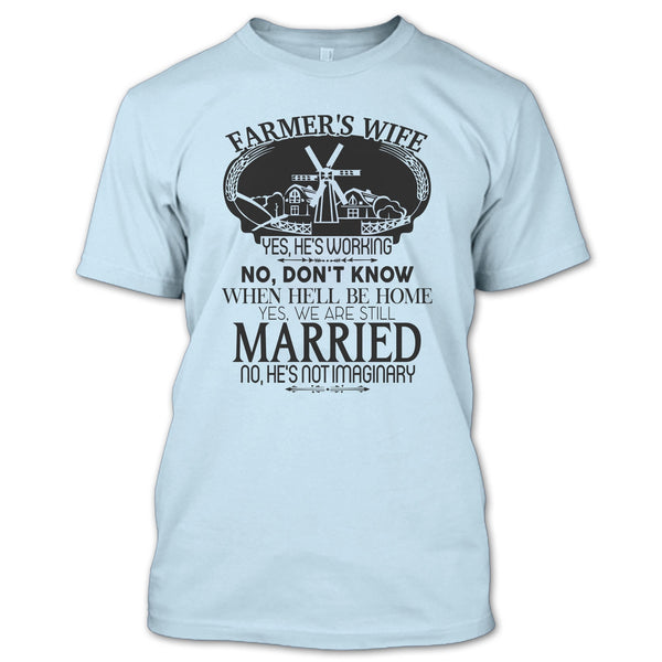 Farmer's Wife T Shirt, Gift For Farmer's Wife T Shirt