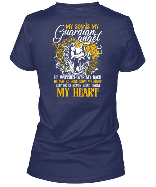 My Son Is My Guardian Angel T Shirt, My Heart T Shirt