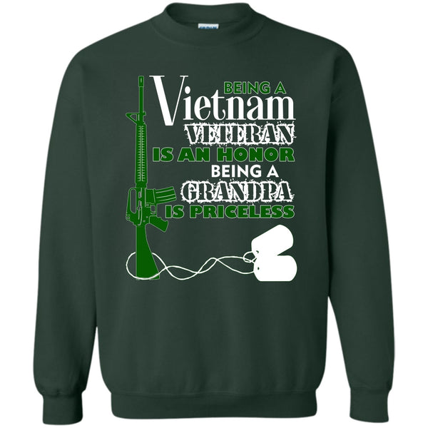 Being A Grandpa Is Princess T Shirt, Vietnam Veteran Grandpa Sweatshirt