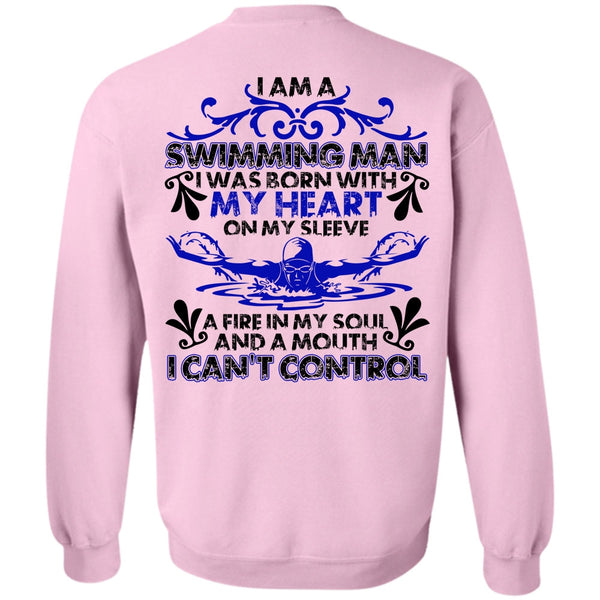 I Love Swimming T Shirt, I Am A Swimming Man Sweatshirt