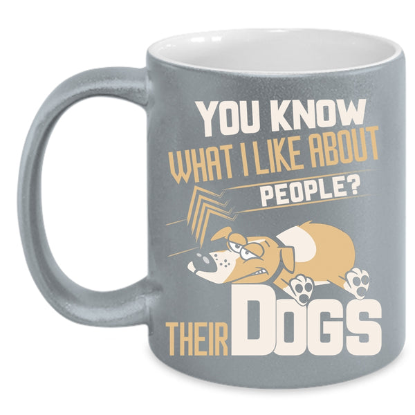 Their Dogs Coffee Mug, Funny Gift For Dog Lover Coffee Cup