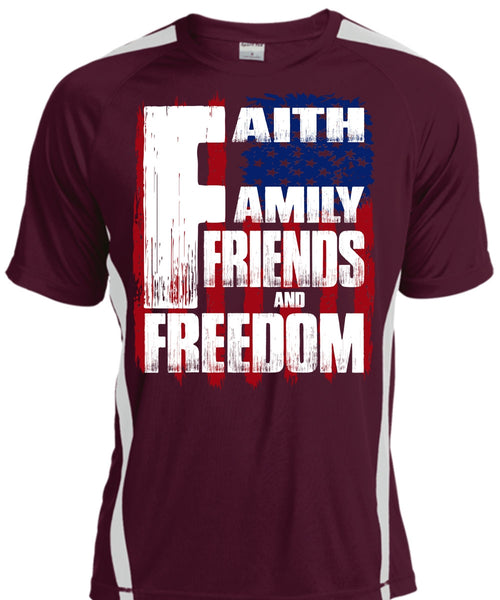 Faith Family Friends And Freedom T Shirt, Being A Veteran T Shirt, Cool Shirt