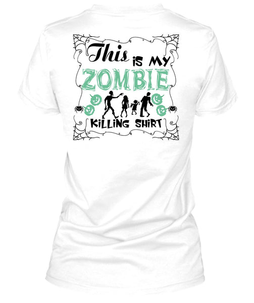 This Is My Zombie Killing T Shirt, Wait For Halloween T Shirt