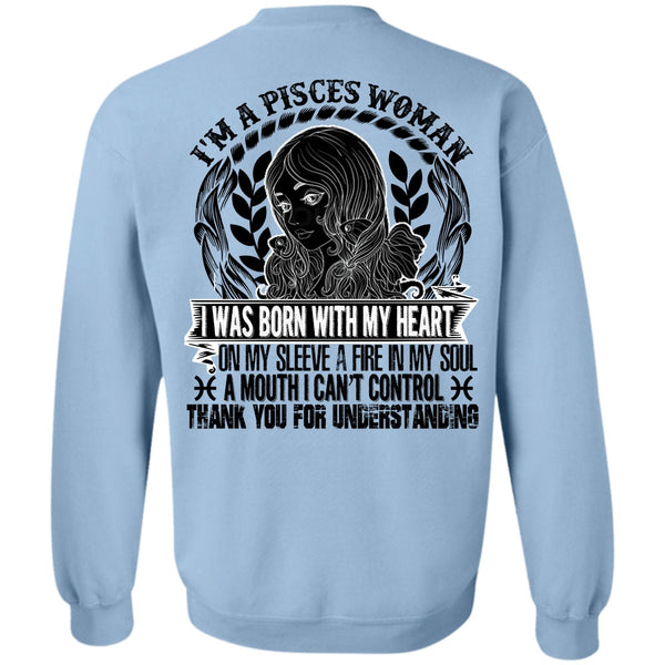 I Love Pisces T Shirt, I'm A Pisces Woman Sweatshirt