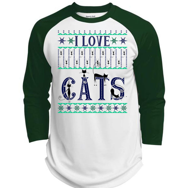 I Love Cats T Shirt, Happy New Year T Shirt, Awesome T-Shirts  (Polyester Game Baseball Jersey)