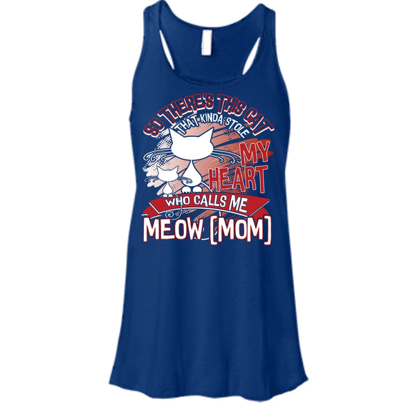 Never Underestimate T Shirt, Who Calls Me Meow Mom Tank Top