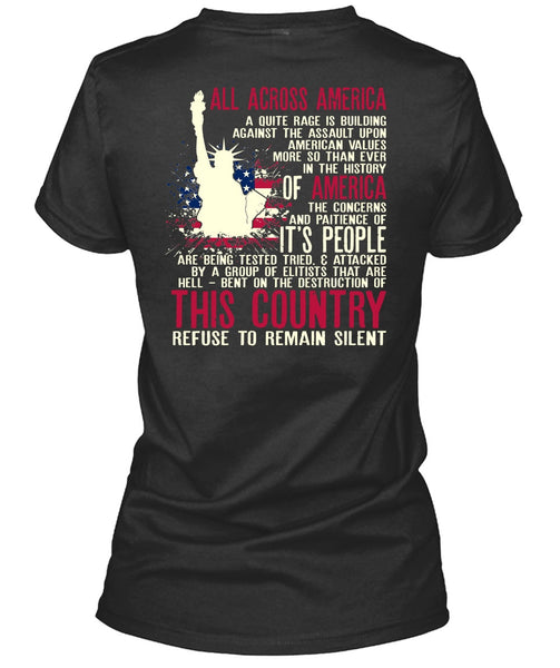 All Across America T Shirt, Being A Veteran T Shirt