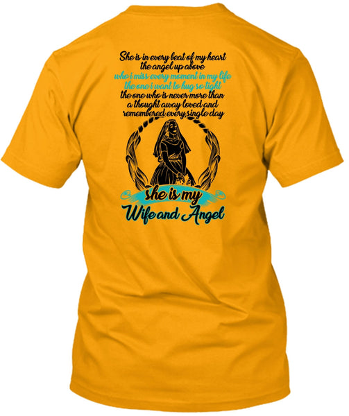 She Is My Wife And Angel T Shirt, I Love Wife T Shirt