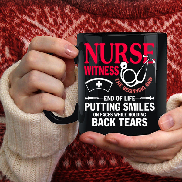 Nurse Witness Coffee Mug, Cute Gift For Nurse Coffee Cup