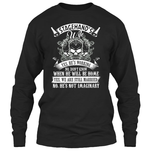 Stagehand's Wife T Shirt, I Love My Stagehand T Shirt