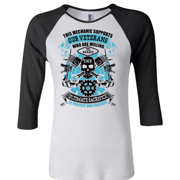 This Mechanic Supports Our Veterans T Shirt, I Love Mechanic T Shirt, Awesome T-Shirts