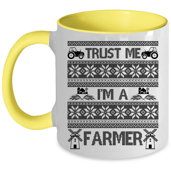 Christmas Gift For Farmer Coffee Mug, I'm A Farmer Accent Mug