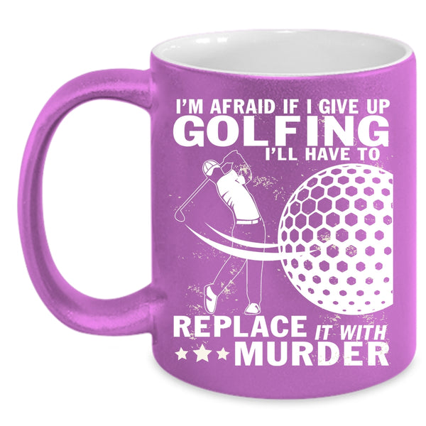 I Love Golfing Coffee Mug, Cool Gift For Golfer Coffee Cup