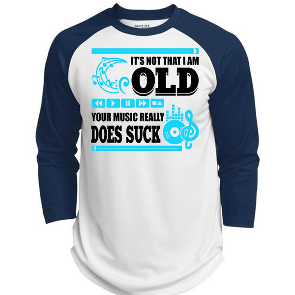 It's Not That I Am Old T Shirt, I Love Music T Shirt, Awesome T-Shirts  (Polyester Game Baseball Jersey)