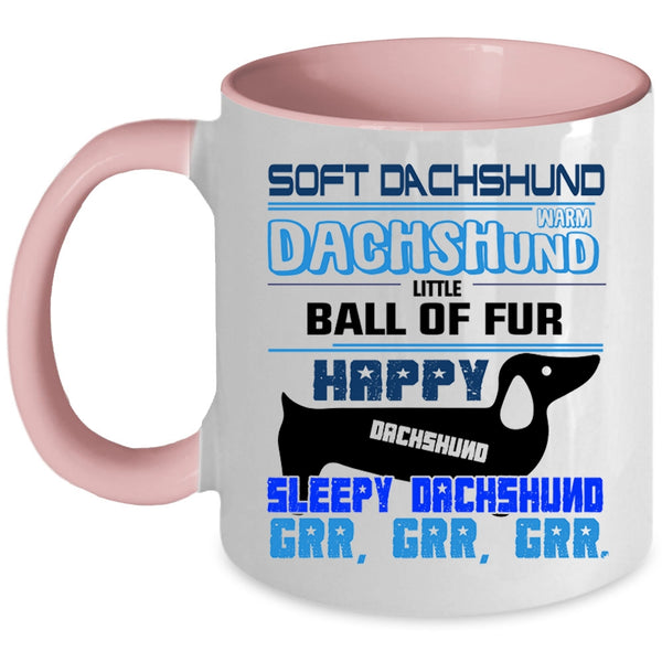 Soft Dachshund Mug, Happy Dachshund Cup, Dogs Mug