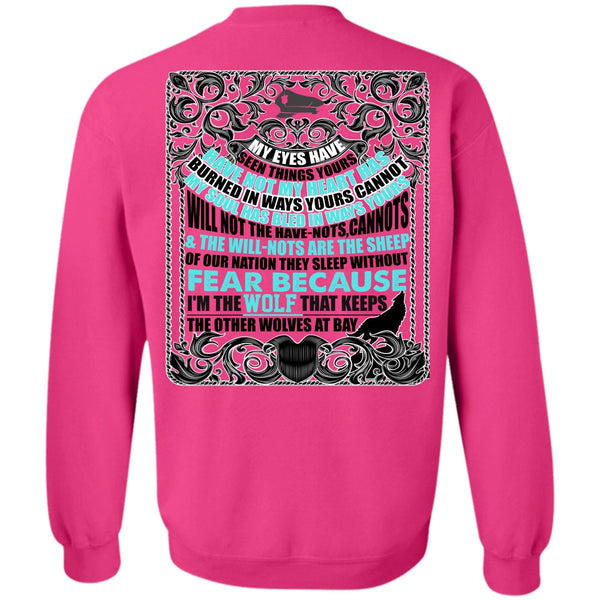 I Love Police T Shirt, I'm The Wolf Sweatshirt