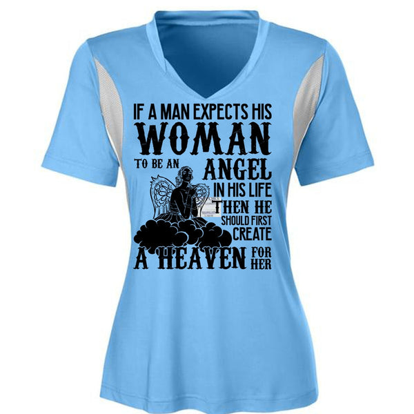 Woman To Be An Angel T Shirt, I Love Wife T Shirt, Awesome T-Shirts