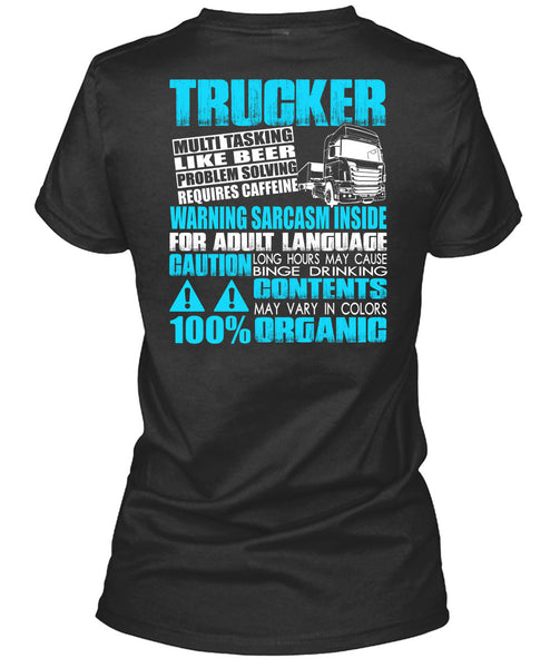 Trucker Multitasking Like Beer T Shirt, I Love Beer T Shirt