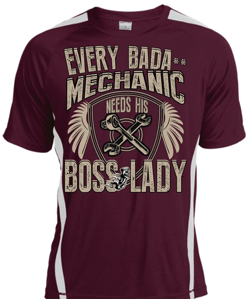 Mechanic Needs His Boss Lady T Shirt, Being A Mechanic T Shirt, Cool Shirt