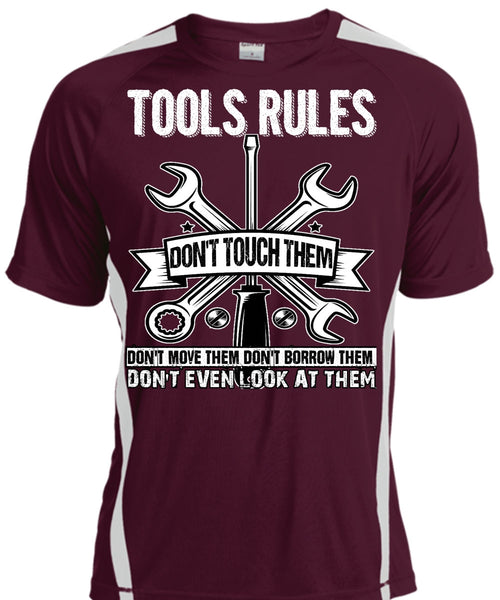 Tools Rules Don't Touch Them T Shirt, Being A Mechanic T Shirt, Cool Shirt