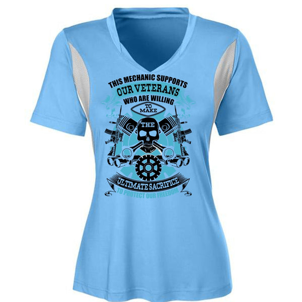 This Mechanic Supports Our Veterans T Shirt, I Love Mechanic T Shirt, Awesome T-Shirts