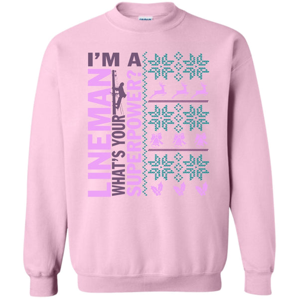 Lineman Merry Christmas T Shirt, I'm A Lineman Sweatshirt