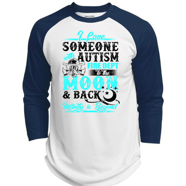 I Love Someone With Autism T Shirt, Being A Firefighter T Shirt, Awesome T-Shirts  (Polyester Game Baseball Jersey)