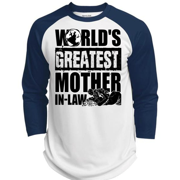 World's Greatest Mother In-Law T Shirt, I Love Mom T Shirt, Awesome T-Shirts  (Polyester Game Baseball Jersey)