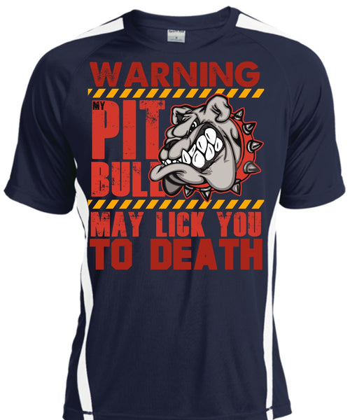 Warning My Pit Bull T Shirt, I Love Pit Bull T Shirt, Cool Shirt