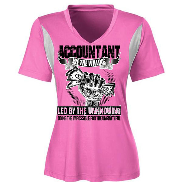 Accountant We The Willing Led T Shirt, I Love Accountant T Shirt, Awesome T-Shirts