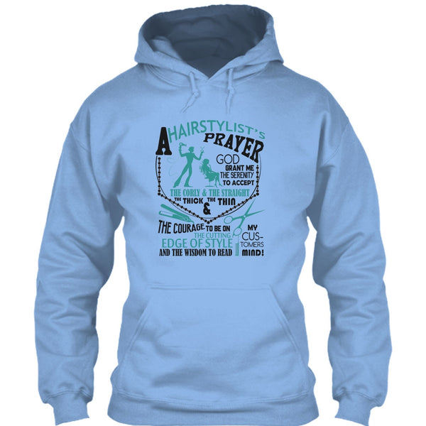 A Hair Stylist's Prayer T Shirt, Coolest Hair Stylist T Shirt