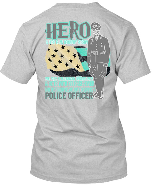 Police Officer T Shirt, I Love Police T Shirt