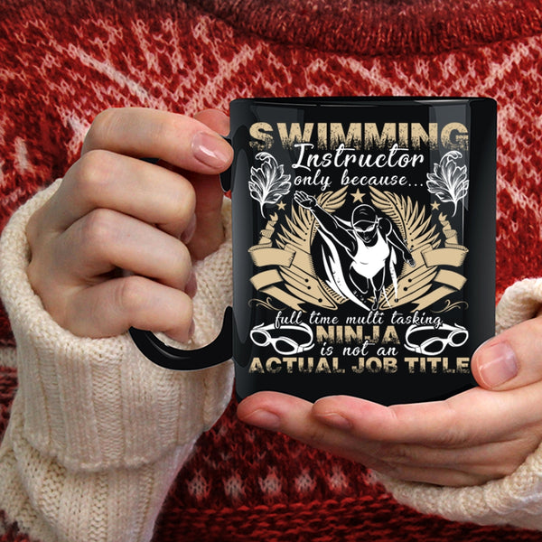 Swimming Instructor Coffee Mug, Cute Gift For Instructor Coffee Cup