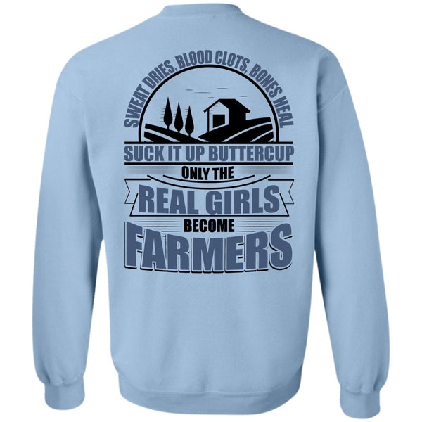 I Love Farming T Shirt, Real Girls Become Farmers Sweatshirt