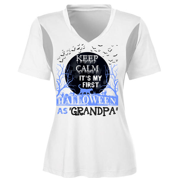 Keep Calm It's My First Halloween As Grandpa T Shirt, Wait For Halloween T Shirt, Awesome T-Shirts