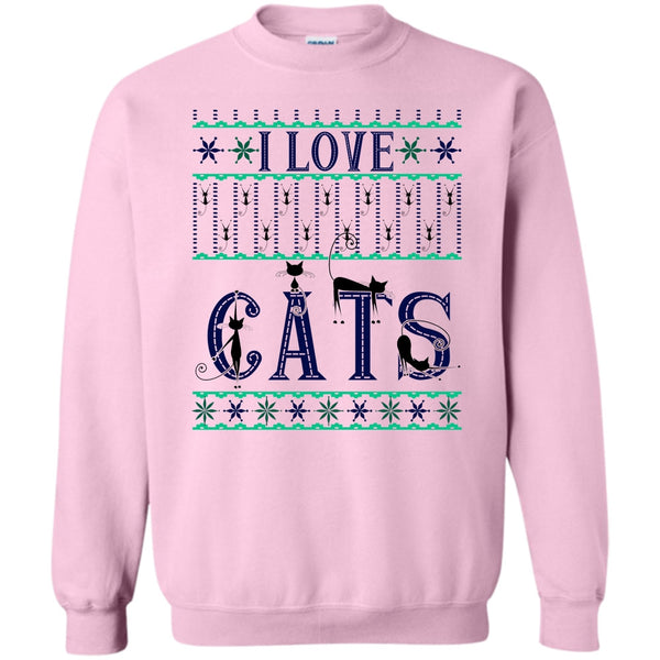 Catmas T Shirt, I Love Cats Sweatshirt