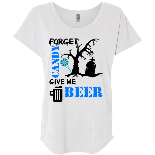 Forget Candy Give Me Beer T Shirt, Wait For Halloween T Shirt, Awesome T-Shirts