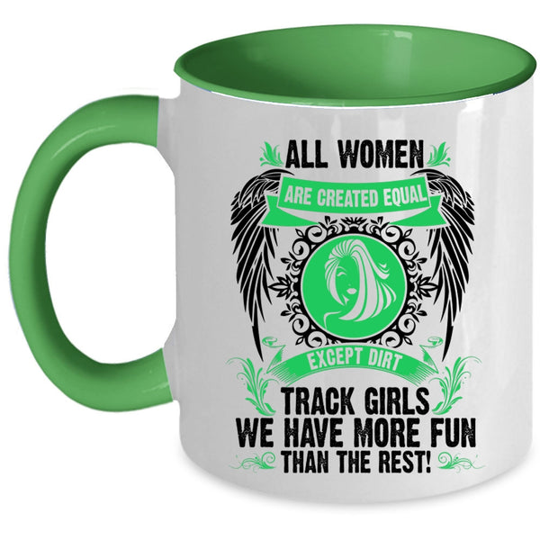 Beautiful Girls Coffee Mug, Dirt Track Girls Accent Mug