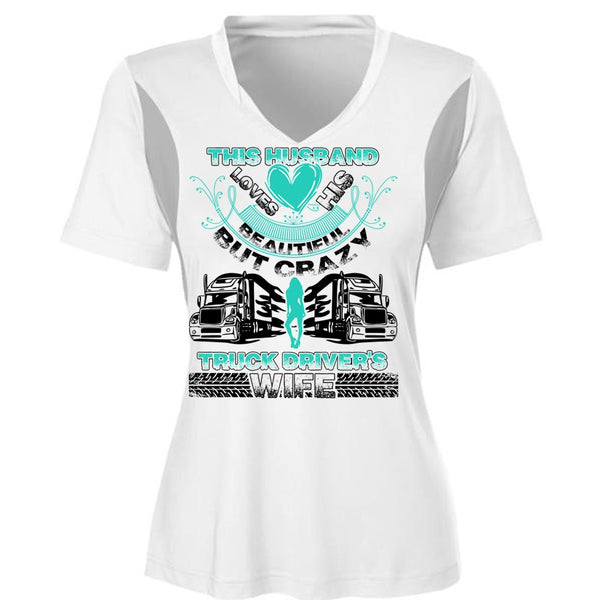 This Husband Loves His Beautiful T Shirt, Being A Trucking T Shirt, Awesome T-Shirts