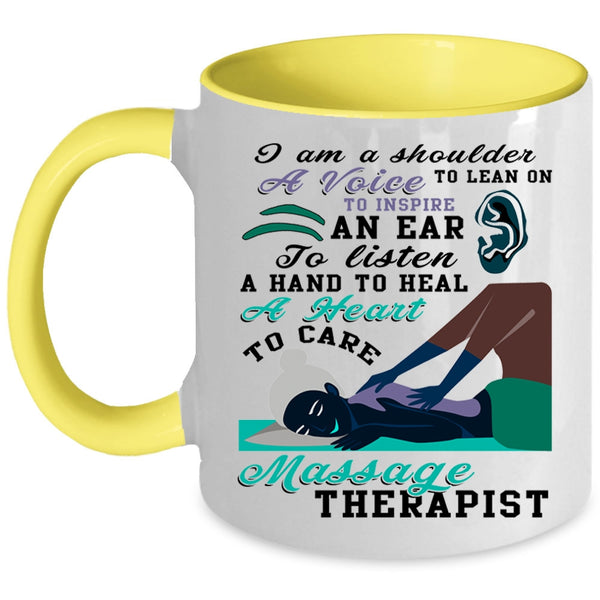 Cute Massage Therapist Coffee Mug, Massage Therapist Accent Mug