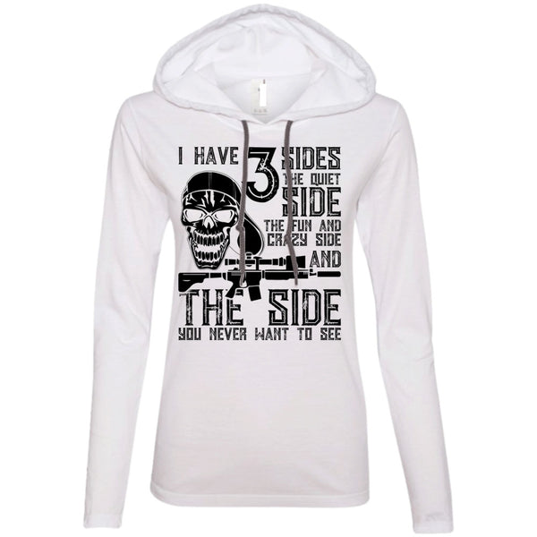 A black t-shirt with the shopify logo