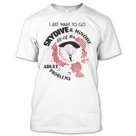 A black t-shirt with the shopify logo