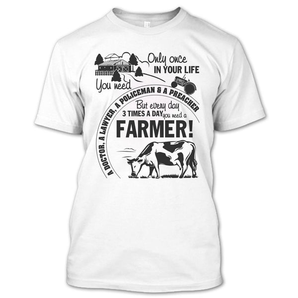 A black t-shirt with the shopify logo