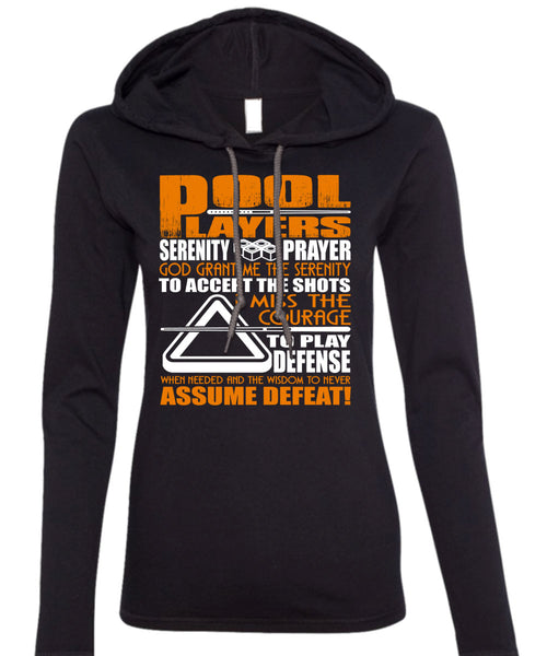 Pool Players T Shirt, I Miss The Courage T Shirt (Anvil Ladies Ringspun Hooded)
