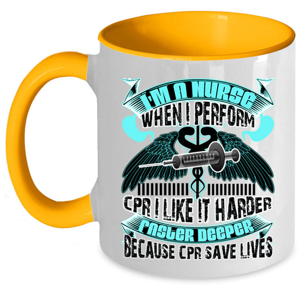 Cool Nurses Coffee Mug, I'm A Nurse Accent Mug