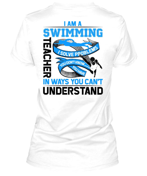 I Am A Swimming Teacher T Shirt, Being A Swimming T Shirt