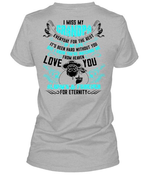 I Miss My Grandpa T Shirt, I Love Grandpa T Shirt